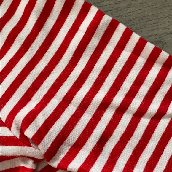 J. Crew Factory Red and White Striped Dress - Picture 4 of 8
